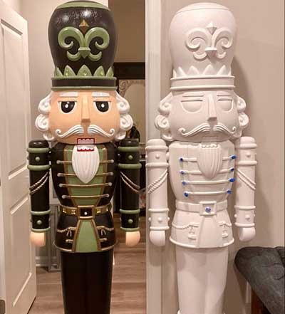 nutcracker before and after diy