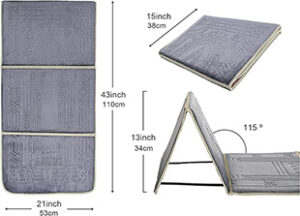 specification of foldable prayer mat