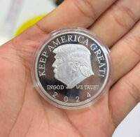 trump zinc alloy coin