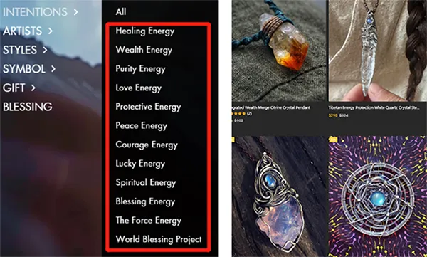 kailash energy different healing function jewelry