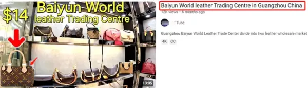 affordable replica bags from baiyun leather city