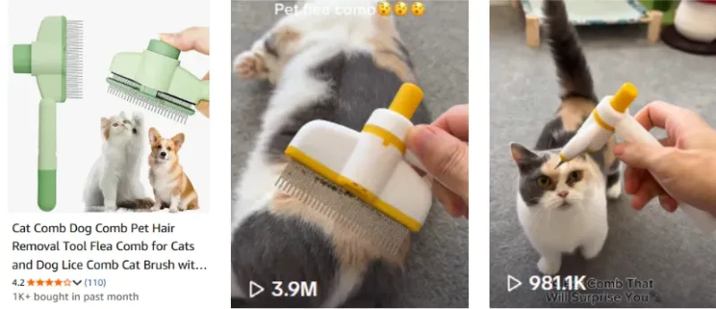 Pet Flea Comb