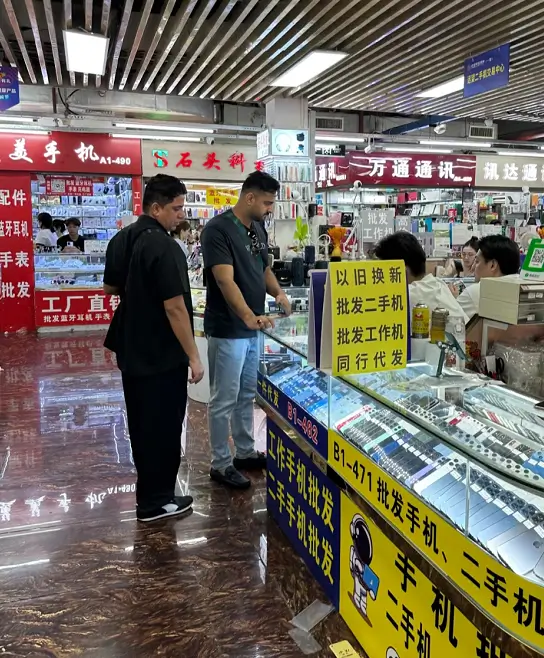 buyers look at used phones