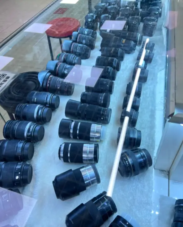 wide selection of lenses