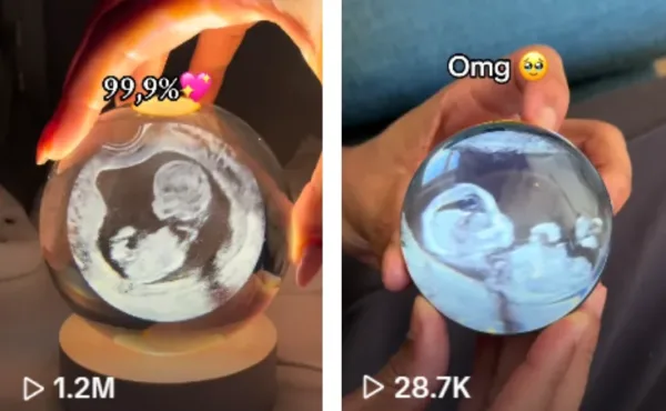 Baby Image Bola de Cristal Conmemorativa