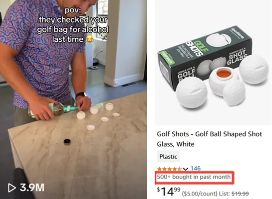 Catalejos de tiro de pelota de golf