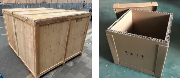 paquete de cajas de madera