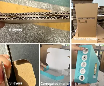 Usines de boîtes en carton ondulé en Chine
