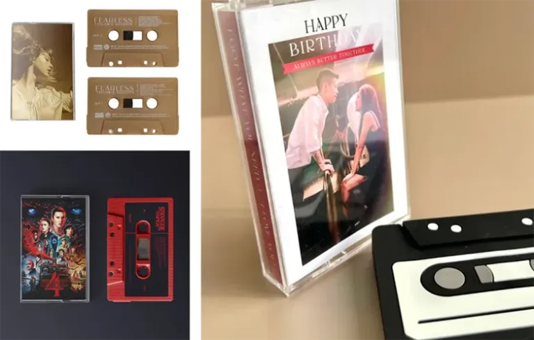 Cantantes populares, películas y casetes de regalo