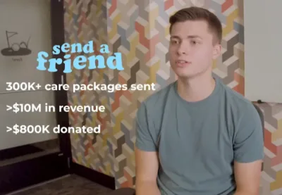 Send A Friend founder Tyler