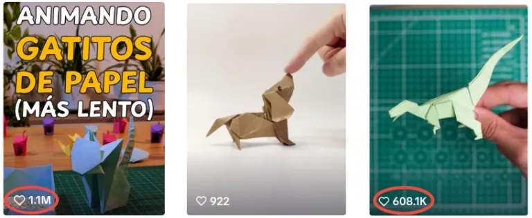 la instrucción del patrón de plegado en las redes sociales