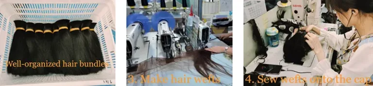 Wig manufacturing process 2