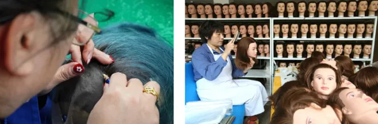 Wig processing and manufacturing