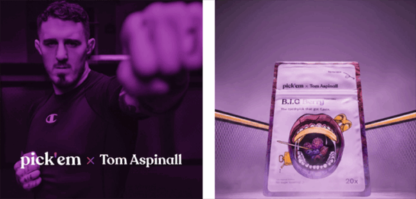 Pickem collaborate with UFC Heavyweight Champion Tom Aspinall