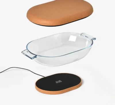 Fermented products with warming pads