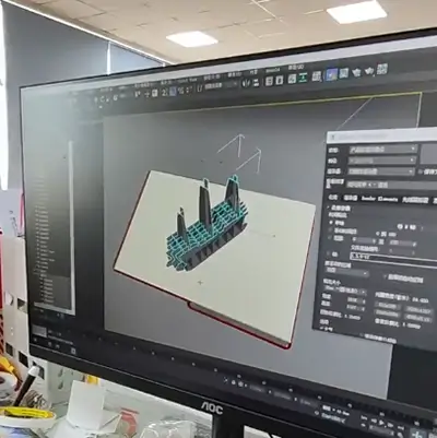 3D modeling of the pop-up greeting card