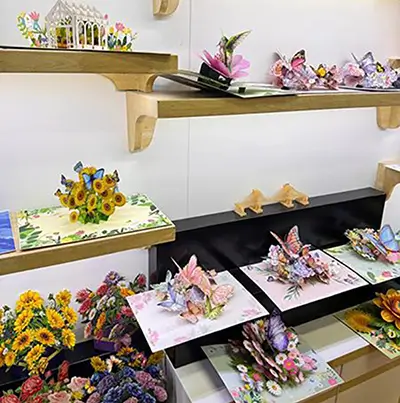 pop up card in yiwu market