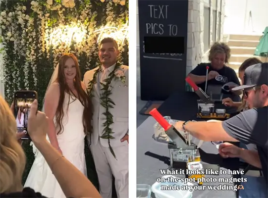 Memory Magnets's wedding service