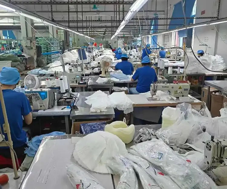 Sewing Memory Foam Pillowcase process