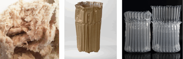 kraft paper air box vs. plastic option