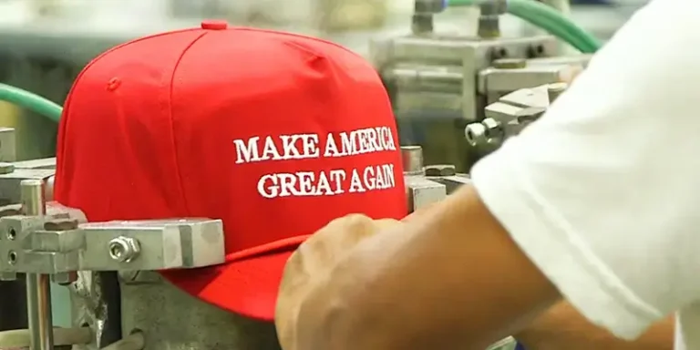 MAGA Cap Steaming Process