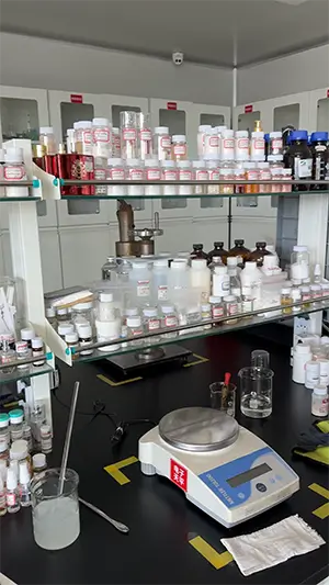 Fragrance production process in the factory