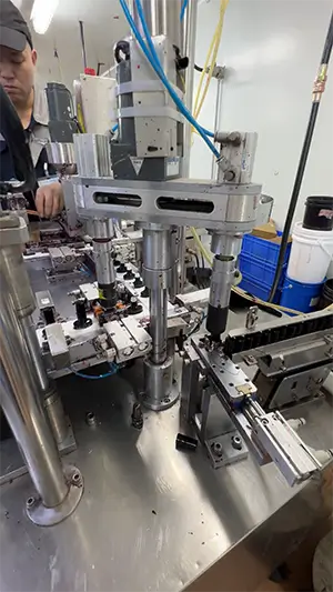 Nail polish factory production line
