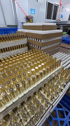 Nail polish factory production