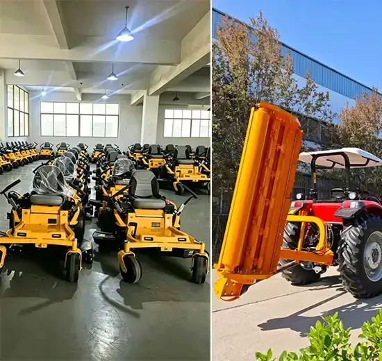 Riding lawn mowers from China