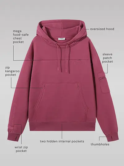 snack hoodie
