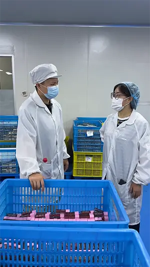 sourcing agent in a cosmetic factory production line