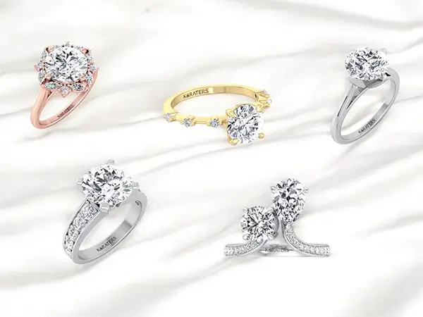 Lab-grown diamond jewelry design