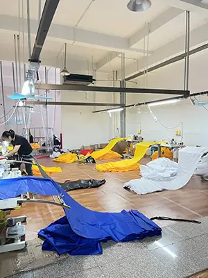 Umbrella Fabric Processing