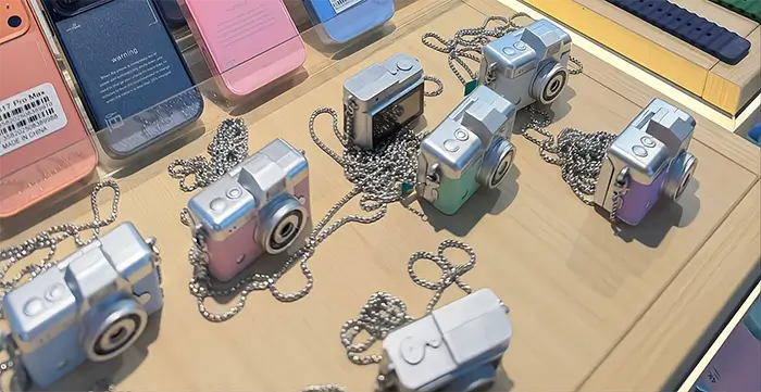 flip mini cameras with chains