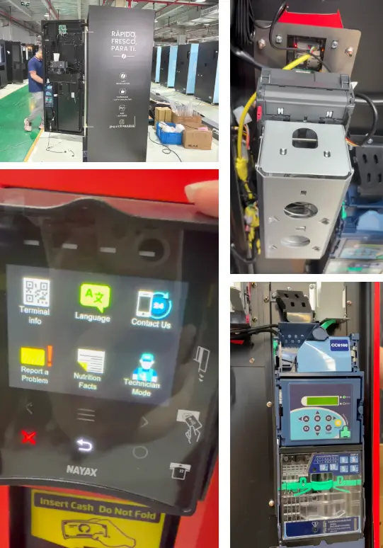 jingsourcing agent Inspecting Vending Machines at Changsha Factory
