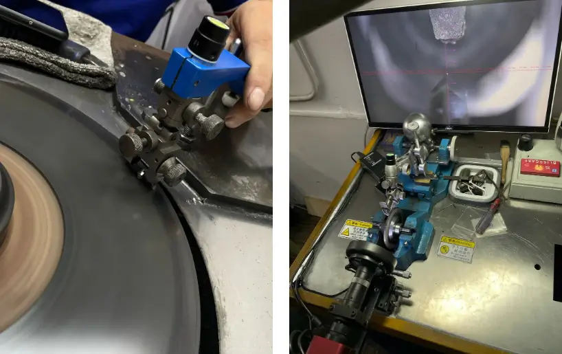 lab grown diamond cutting and polishing machine