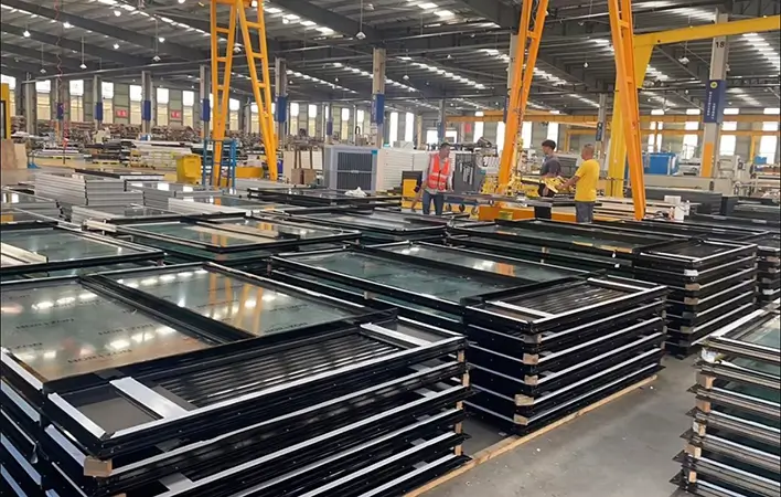 Finished Aluminum Doors and Windows