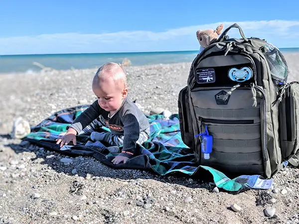 High Speed Daddy Diaper Bag – Lifestyle Scene