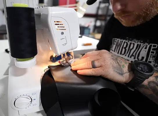 TBG Diaper Bag Prototype Sewing