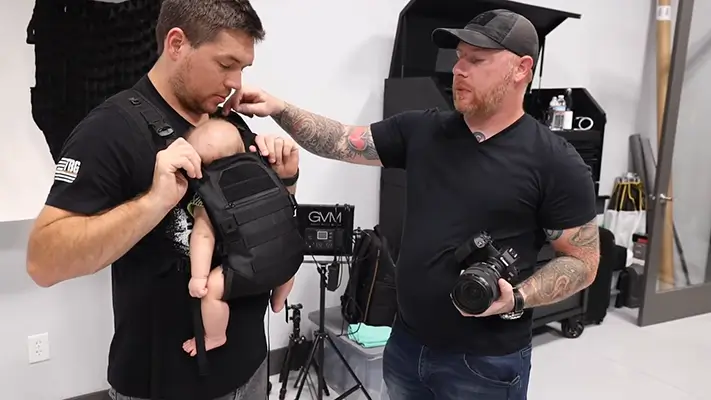 TBG Diaper Bag with Tactical Webbing
