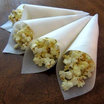 Parchment paper used to Make Cones