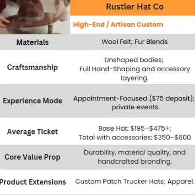 Rustler Hat Co business model
